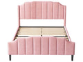 Lit adulte - sommier à Ventoriq - Rose 140x200 cm - Ventoriq ZMAQ49681