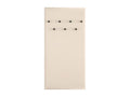 Padded wall-mounted coat rack - 68 cm - beige - Lumenao MZCZ93381