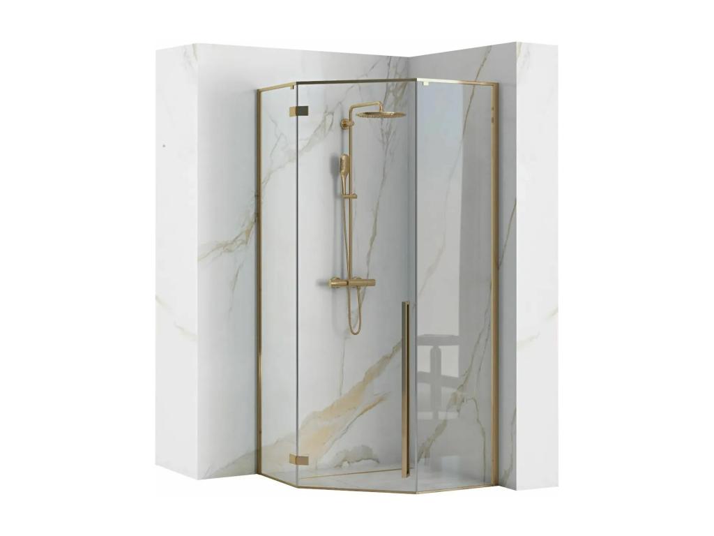 Cabine De Douche Lumenao 100x100 Gold OKQP50669