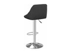 2-piece bar stools, black velvet, BKZE57812
