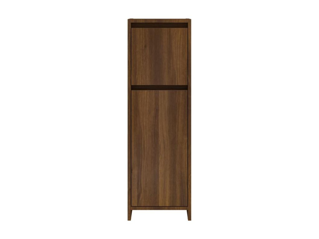 Armoire de bain Chêne marron 30x30x95 cm Bois d'ingénierie LDIU14103