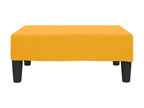 Yellow Footrest 78x56x32 Velvet 5 GEDY29518