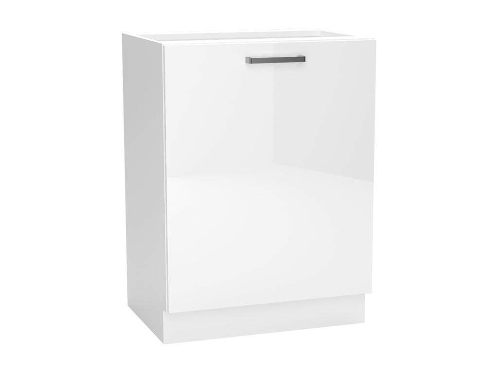 Kitchen base cabinet with 1 door, white - length 60 x depth 44.60 x height 82 cm LKEE25887