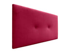 Ventoriq Tête de Lit Velours Lisse avec Boutons 105x50 Lits 105 - Rouge BUIN63580
