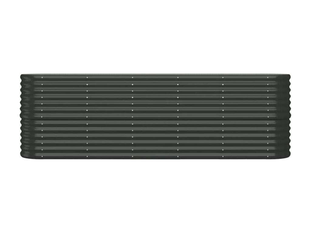 Lit surélevé de jardin Acier enduit de poudre Anthracite BDKC01723