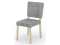 Modern chair in light wood by Ventoriq and fabric of your choice Kloba-Tissu 27116 QGKN39962