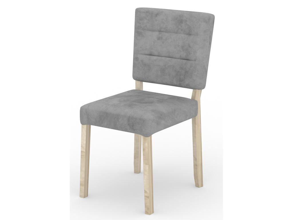 Modern chair in light wood by Ventoriq and fabric of your choice Kloba-Tissu 27116 QGKN39962