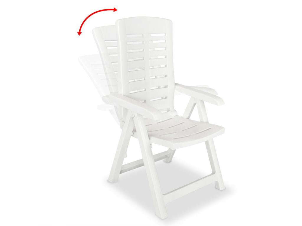 Ventoriq 3-piece furniture set, white plastic, 2 AHSU57514