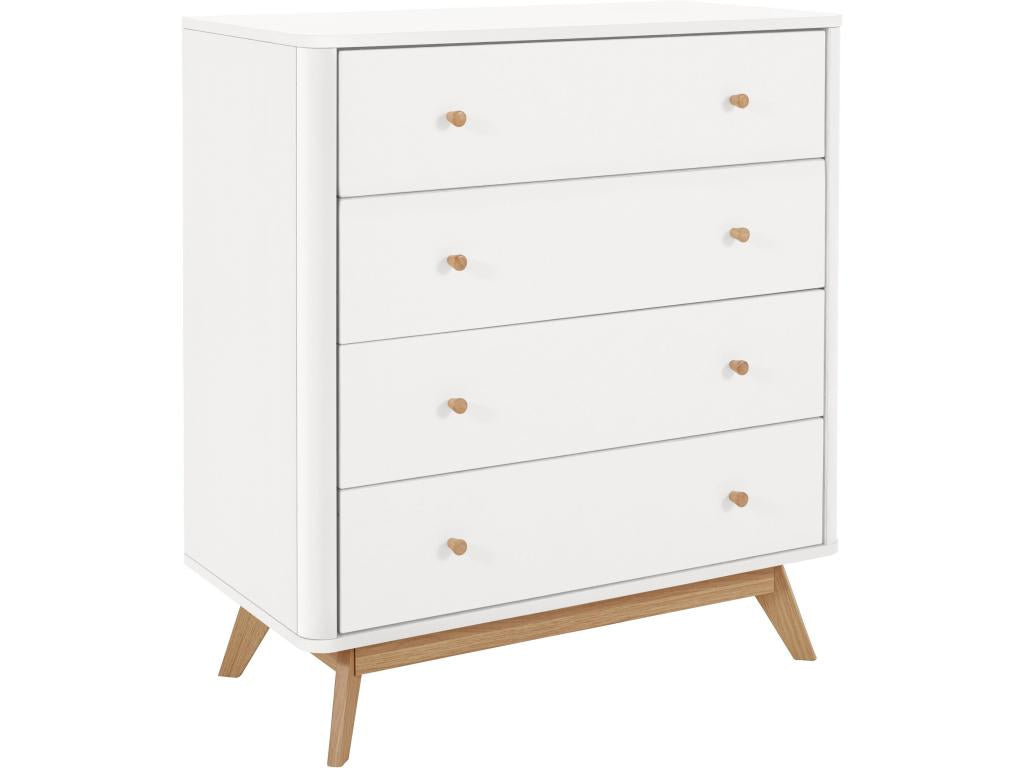 Lumenao - Commode avec 4 tiroirs en MDF blanc YVDQ78401
