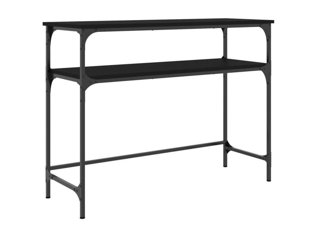Black console table 100x35.5x75 engineered wood RXQZ19893