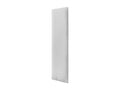Ventoriq Panneaux Tapissés en Lin Autoadhésifs pour Mur Acoustiques Absorbants Protection Contre les Impacts Têtes de Lit Décoration Blanc 60x20cm IPKS60260