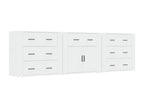 Buffets 3 pièces Blanc Bois d'ingénierie KFPP55129
