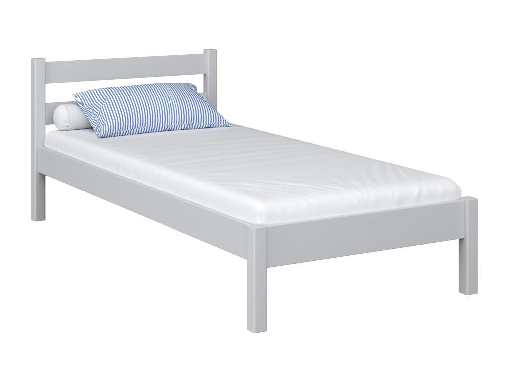 Lit simple en bois N01 Gris 120x180 YOLQ84710