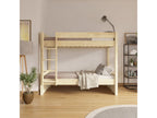 Lit superposé 90x190 cm bois massif bois naturel Ventoriq IWSH58250