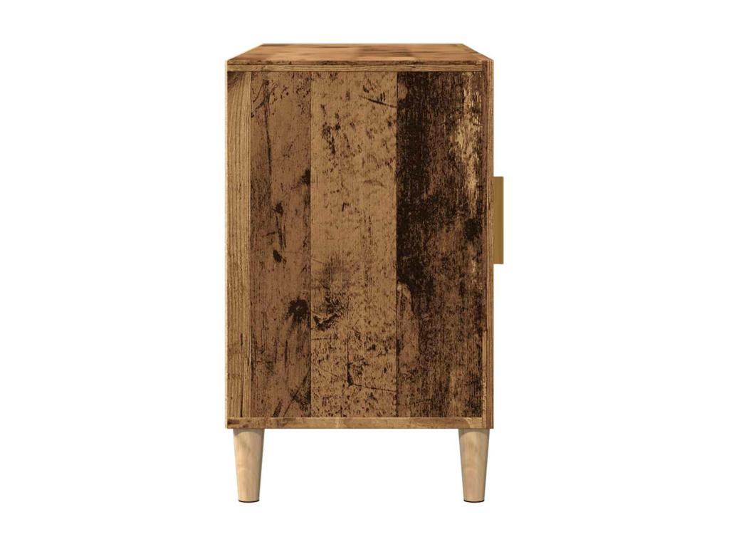 Buffet vieux bois 100x36x60 cm bois d'ingénierie IYHW78166