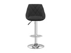 2-piece bar stools, black velvet, BKZE57812