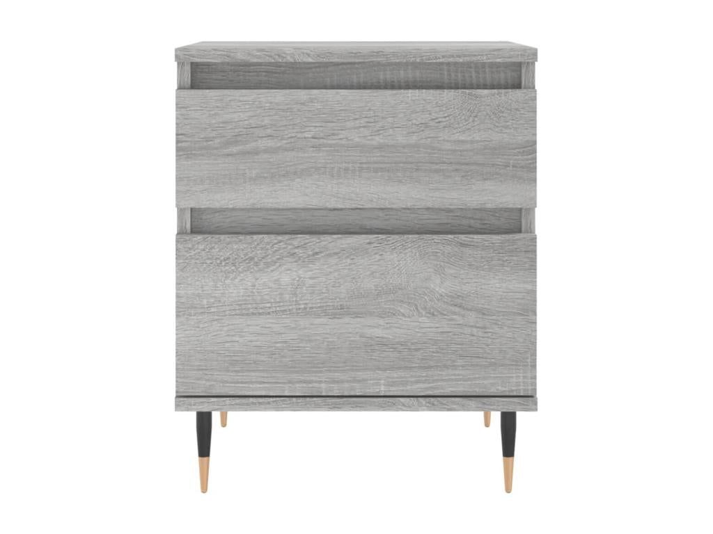 Lumenao bedside tables, 2 pcs, grey, 40x35x50 cm, engineered wood, MLJI34536