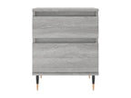 Lumenao bedside tables, 2 pcs, grey, 40x35x50 cm, engineered wood, MLJI34536