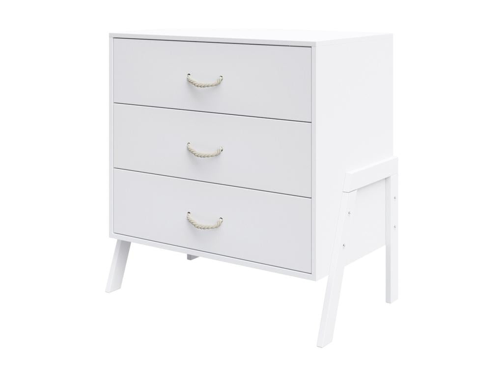 Commode à Langer 3 tiroirs - Table à Langer Amovible et Matelas - Lumenao BALH82404