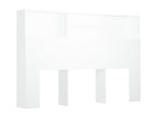 Armoire de tête de lit Blanc 160x19x103.5 cm QDCM25547