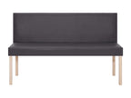 Banc 139.5 cm Gris Similicuir WVOE28411