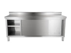 Silver kitchen base cabinet 200x60x96 cm 14 0002489 BEKN18670