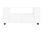 Meuble TV blanc 102x34.5x43 cm bois d'ingénierie UZYR16289