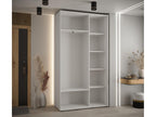 ARMOIRE Lumenao 6 À PORTES COULISSANTES 235.2/140/45 2 portes Blanc/Noir/Noir  RDDD97535