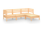 Salon de jardin 4 pièces Bois de pin massif YSCL39020