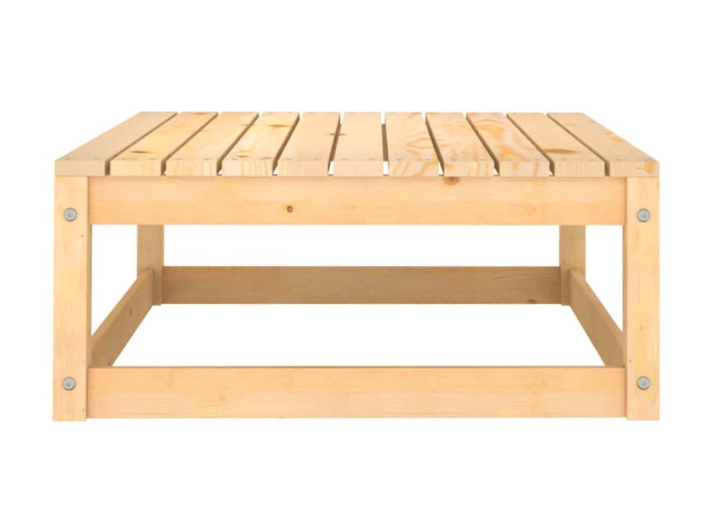 Salon de jardin 8 pcs avec coussins Bois de pin solide 15 QCRB17122