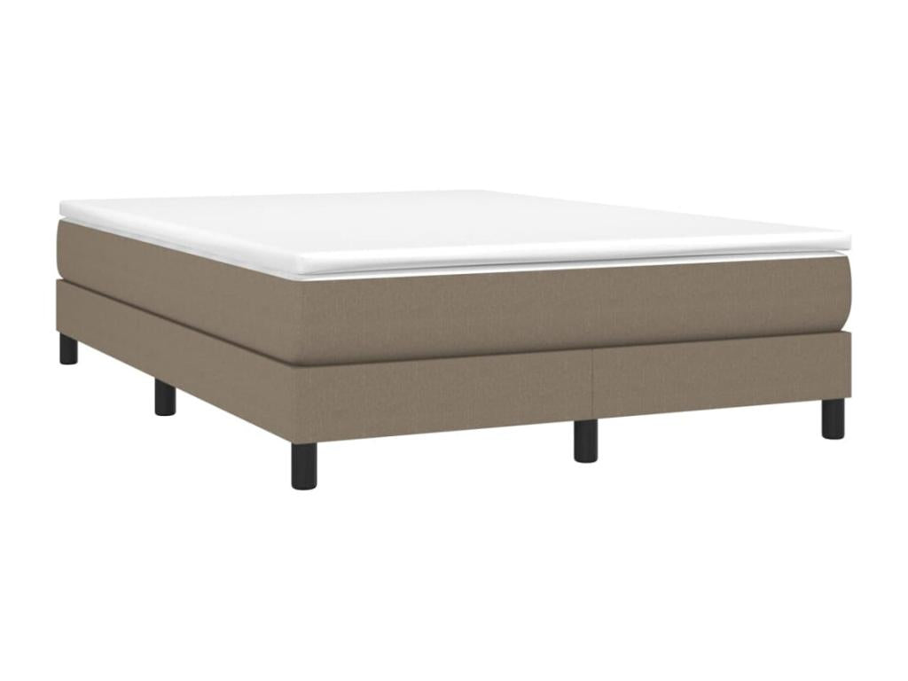 Ventoriq 140x190 cm upholstered bed base with mattress, fabric XFBU37658