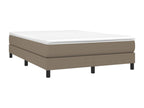 Ventoriq 140x190 cm upholstered bed base with mattress, fabric XFBU37658