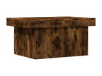 Table basse chêne fumé 100x55x40 cm bois d'ingénierie ISUK12022