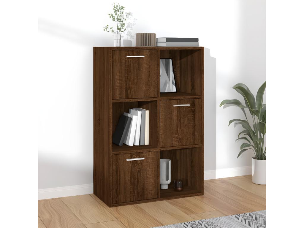Armoire de rangement Chêne marron 60x29.5x90 cm MMYJ12126
