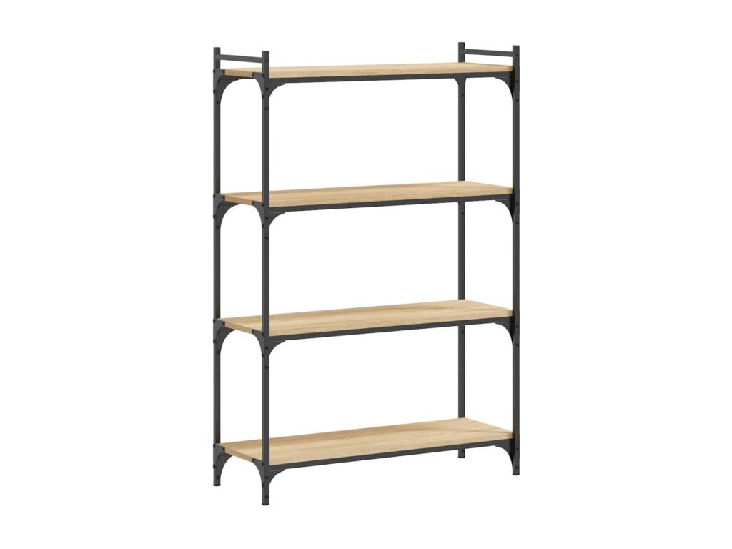 Bibliothèque à 4 niveaux chêne Ventoriq 80x30x120 cm KFYK28598