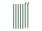Wire mesh fence with green flange 1x10 m MARG58413