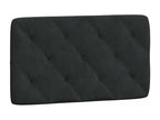 Lit avec matelas noir 90x190 cm velours IAFT02476