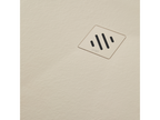 Lumenao Extra-Flat Shower Tray - Lumenao Texture in Beige Polyester - L200 x W80 x H2.6 cm - Lumenao XRYA55866