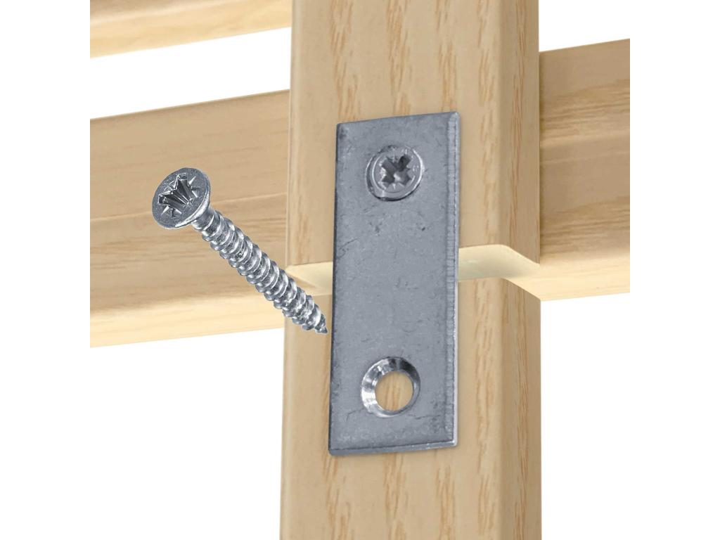 Ventoriq Tête de Lit Bois Recyclé Dm Style Japonais avec Pieds 145x115cm Lits 145 - Bois Naturel XOVF95475