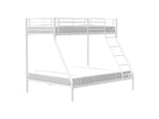 Lits superposés Boislis - Blanc - Métal - 90/140x190 cm - Sommiers inclus FYYM71004