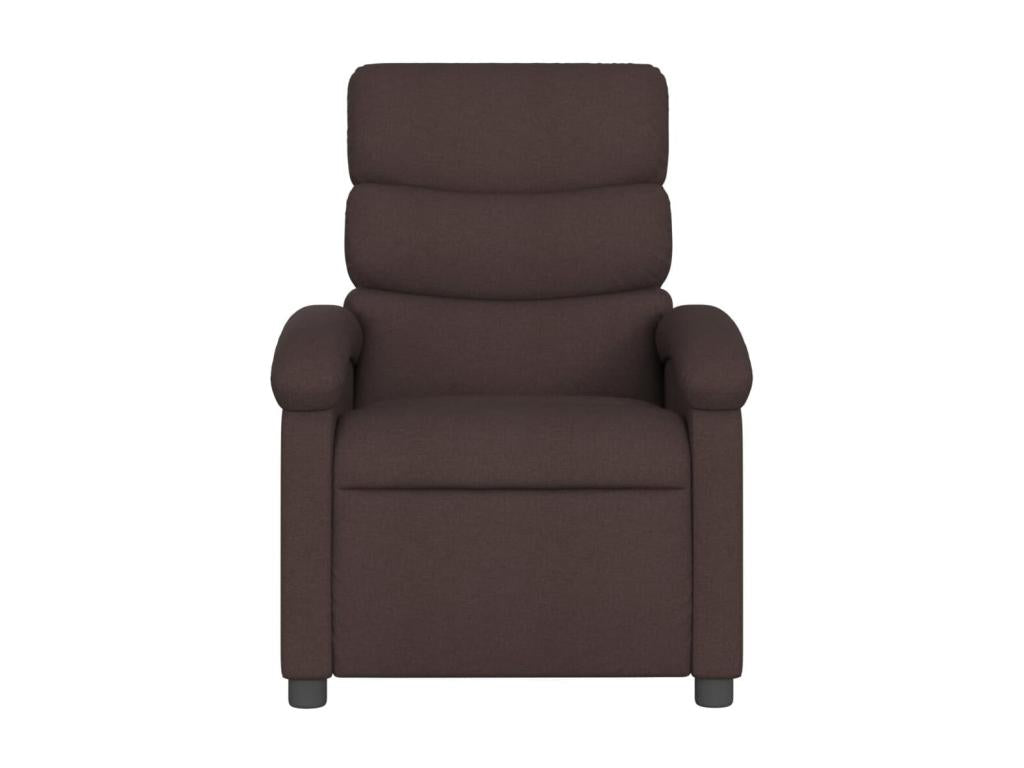 Fauteuil inclinable Marron foncé Tissu NBBB92662