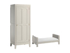 Lit évolutif 70x140 et armoire 1 porte Ventoriq Cachemire JEFD17186