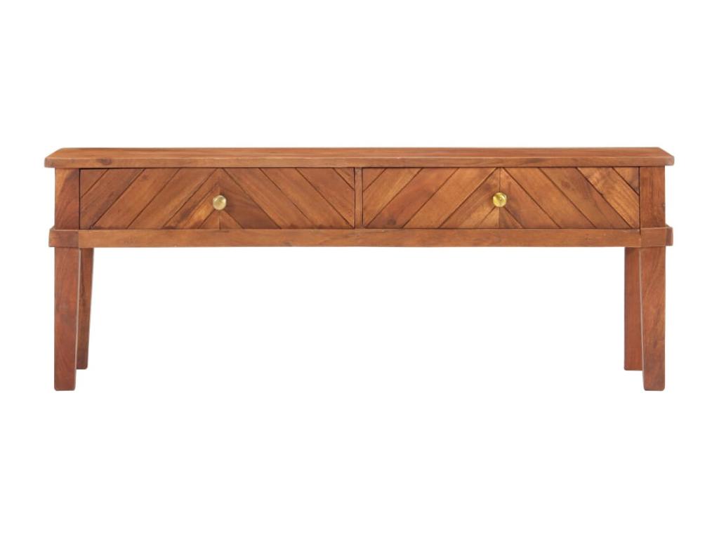 Meuble TV 110x40x41 cm Bois d'Lumenao massif RUON74321