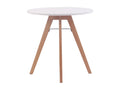 Table salle à manger - rund 60cm - Bois - Blanc - Boislis MJEN76229