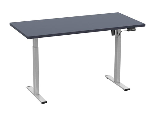 Lumenao Electric Height-Adjustable Desk 140x50 Silver Anthracite RTVI11486