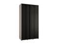 ARMOIRE Lumenao 6 À PORTES COULISSANTES 235.2/140/45 2 portes Blanc/Noir/Noir  RDDD97535