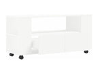 Meuble TV blanc 102x34.5x43 cm bois d'ingénierie UZYR16289