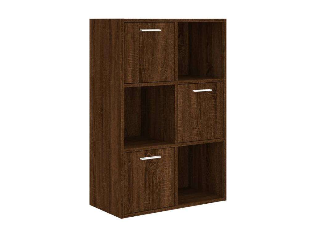 Armoire de rangement Chêne marron 60x29.5x90 cm MMYJ12126
