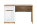 Bureau 1 tiroir 1 porte June Blanc et Bois RDAJ49098