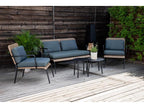 Lumenao 5-piece garden set, black and natural grey. CBTE19902